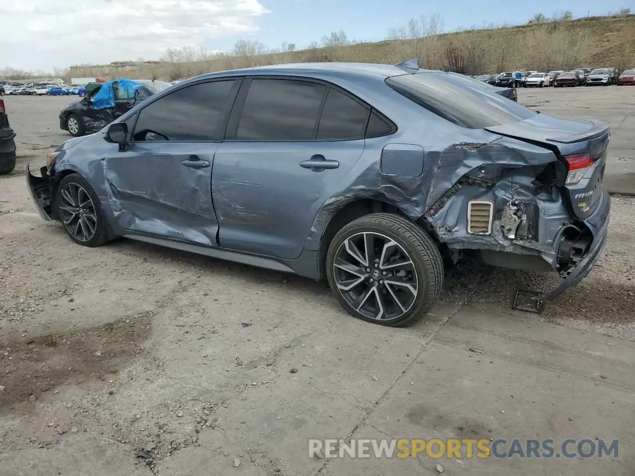 2 Фотография поврежденного автомобиля JTDP4MCE8MJ078124 TOYOTA COROLLA 2021