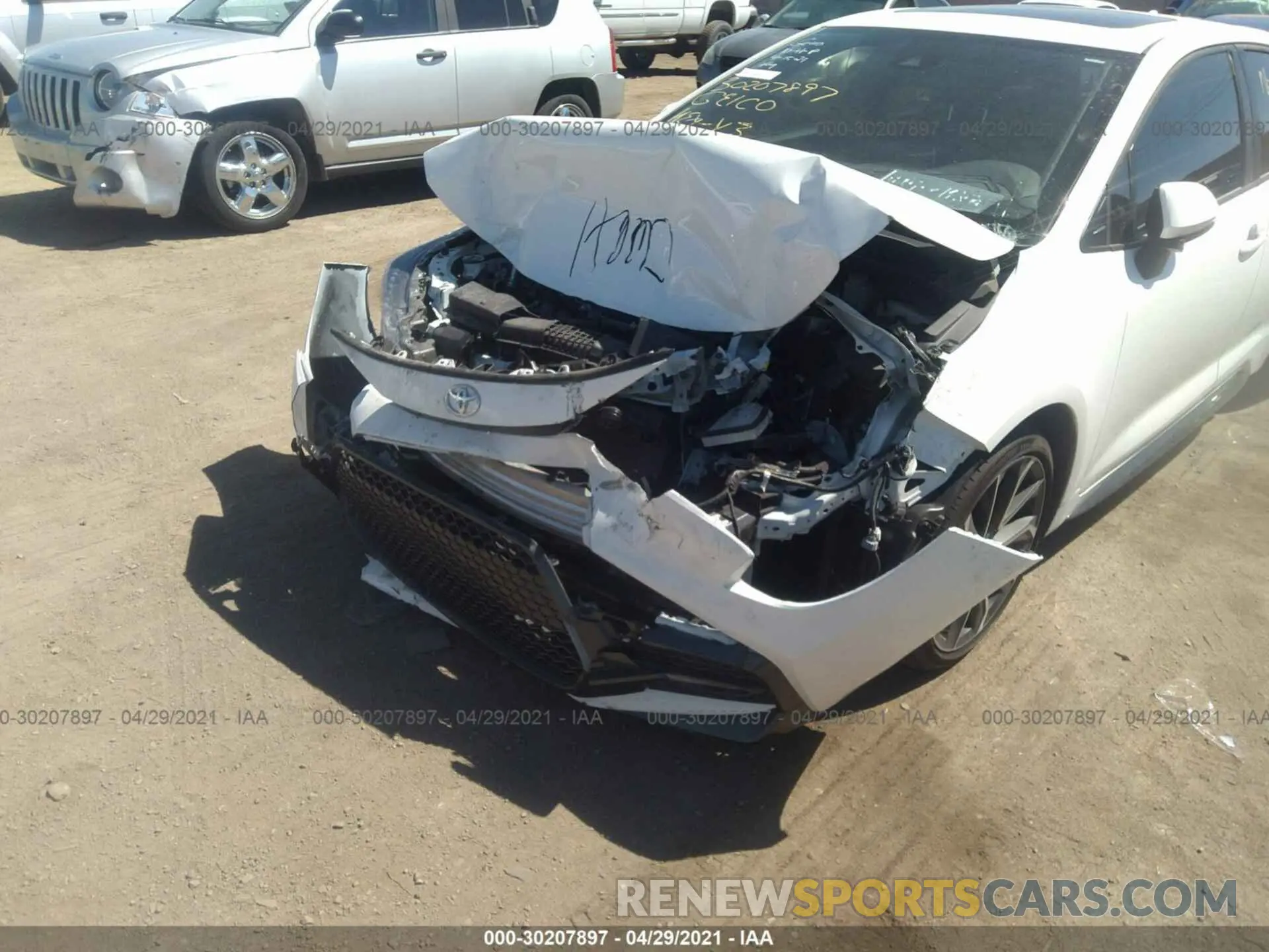 6 Photograph of a damaged car JTDP4MCE9MJ056472 TOYOTA COROLLA 2021