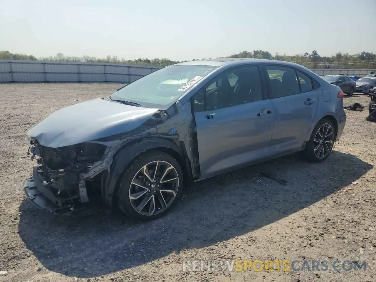 1 Photograph of a damaged car JTDP4MCEXMJ054231 TOYOTA COROLLA 2021