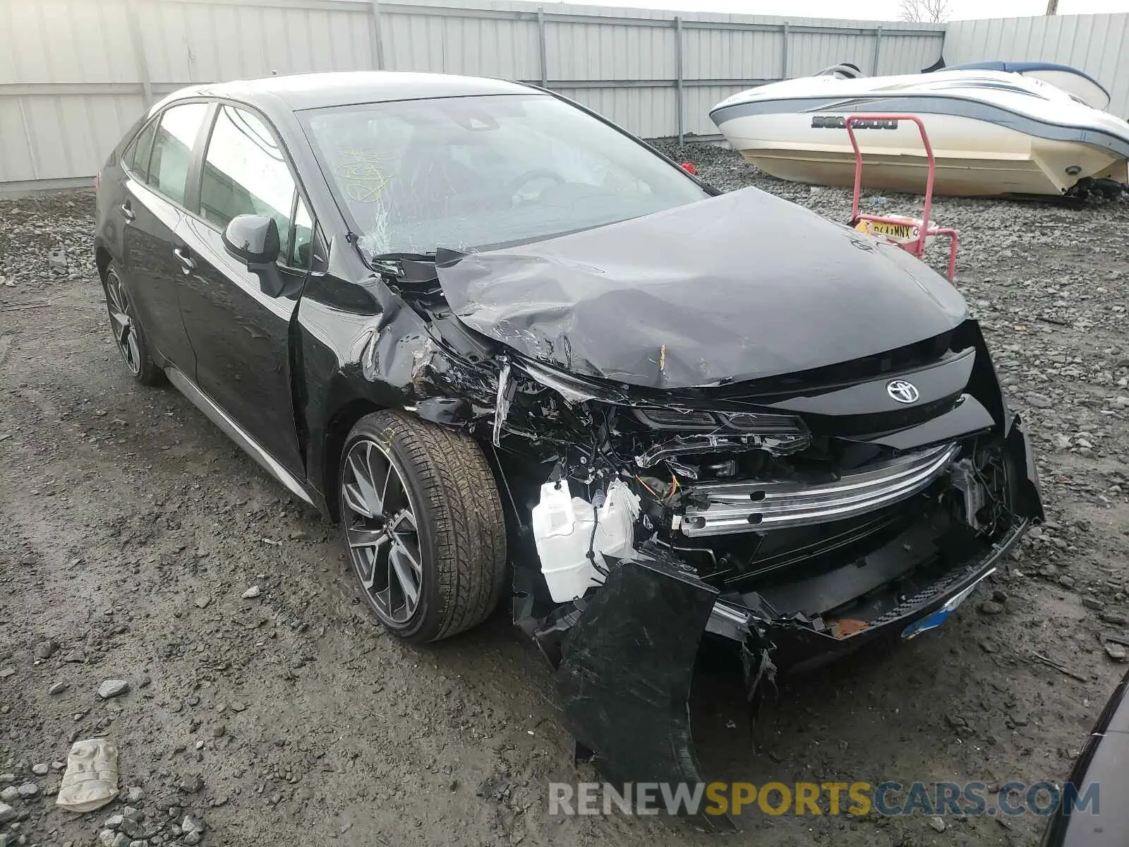 1 Photograph of a damaged car JTDS4MCE0MJ067628 TOYOTA COROLLA 2021