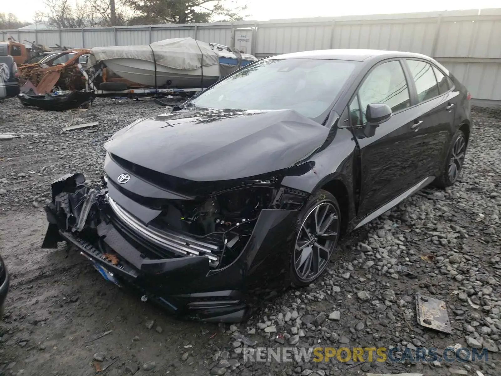 2 Photograph of a damaged car JTDS4MCE0MJ067628 TOYOTA COROLLA 2021
