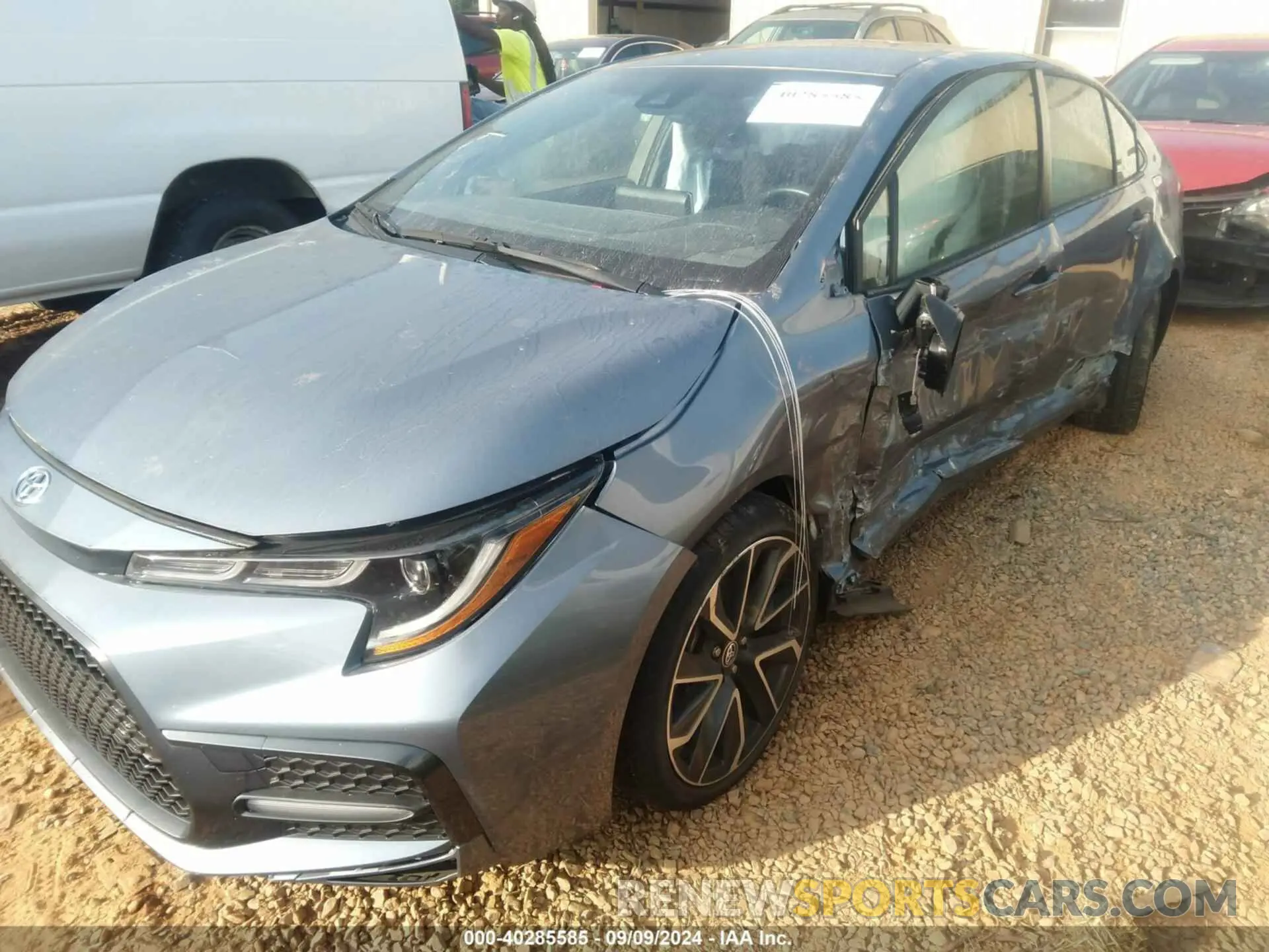 2 Photograph of a damaged car JTDS4MCE0MJ069783 TOYOTA COROLLA 2021