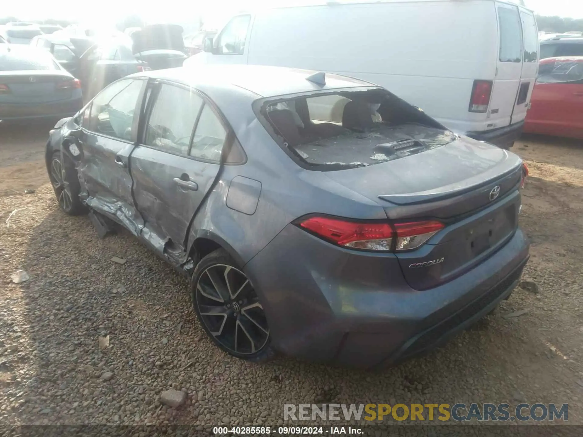 3 Photograph of a damaged car JTDS4MCE0MJ069783 TOYOTA COROLLA 2021
