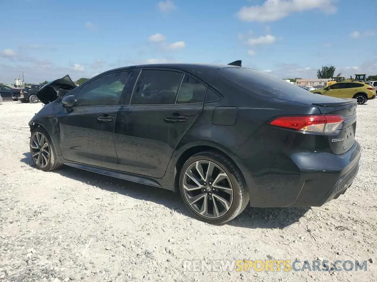 2 Photograph of a damaged car JTDS4MCE1MJ063412 TOYOTA COROLLA 2021