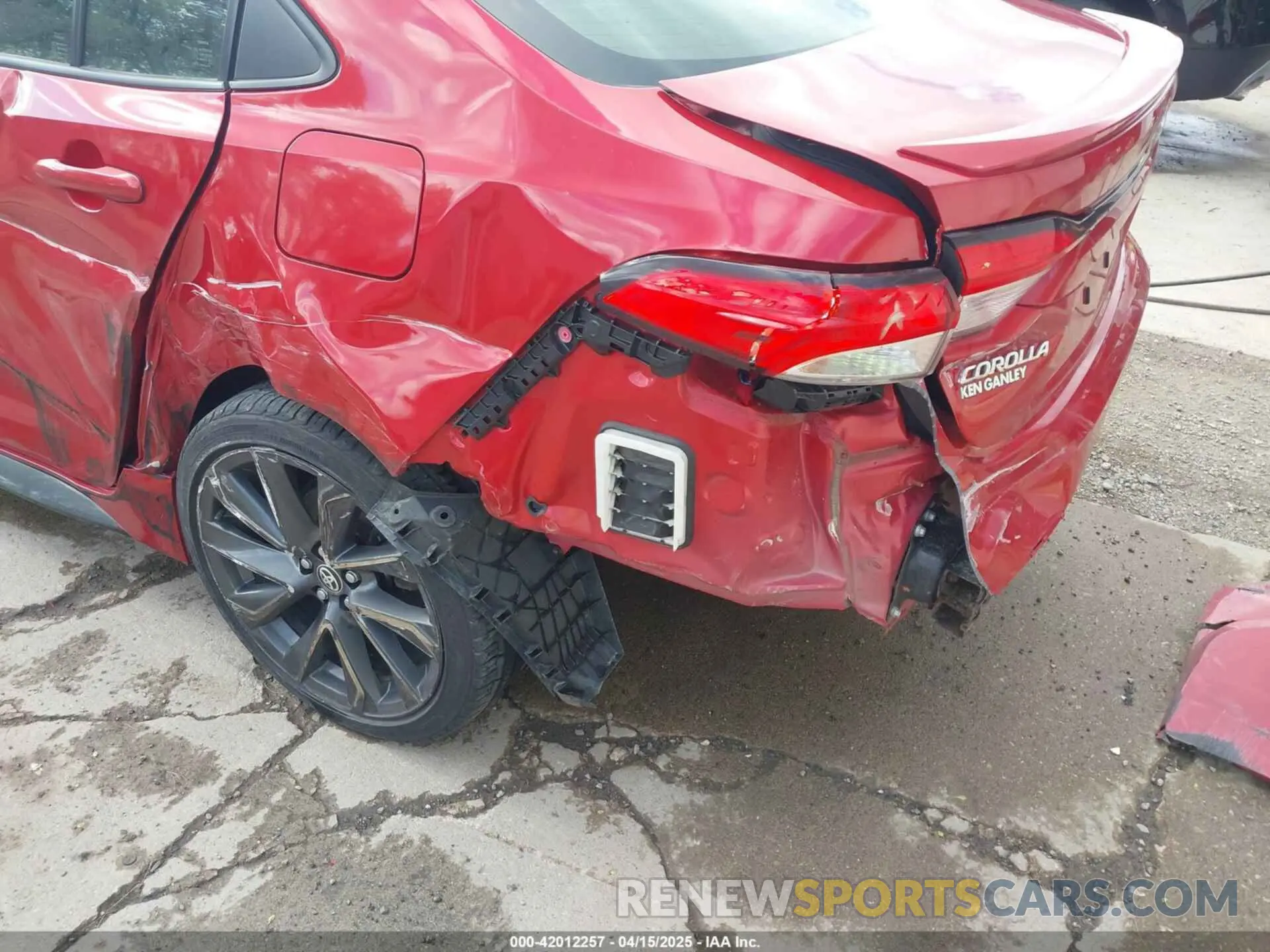 20 Фотография поврежденного автомобиля JTDS4MCE2MJ054525 TOYOTA COROLLA 2021