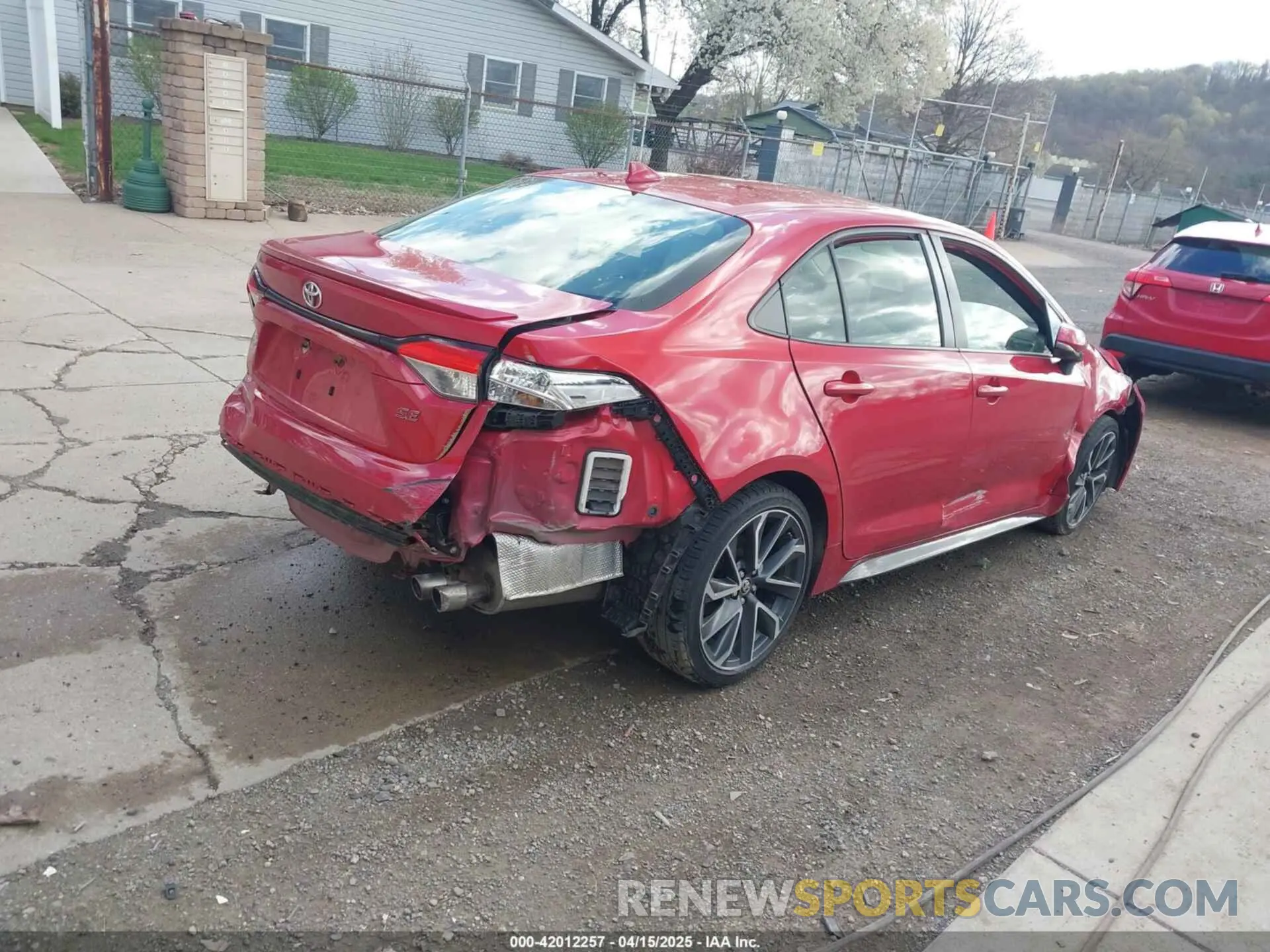4 Фотография поврежденного автомобиля JTDS4MCE2MJ054525 TOYOTA COROLLA 2021