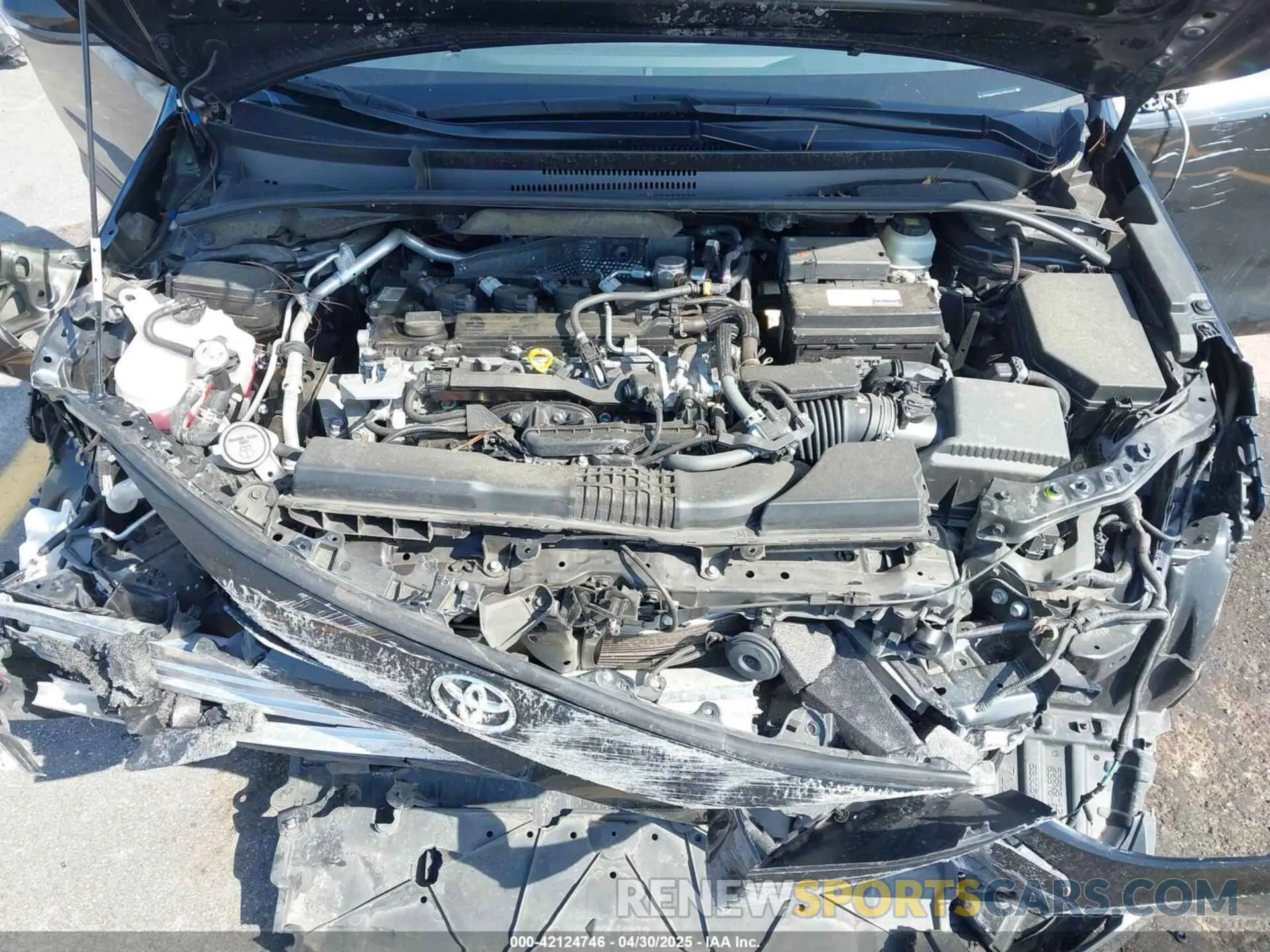 10 Photograph of a damaged car JTDS4MCE2MJ057442 TOYOTA COROLLA 2021