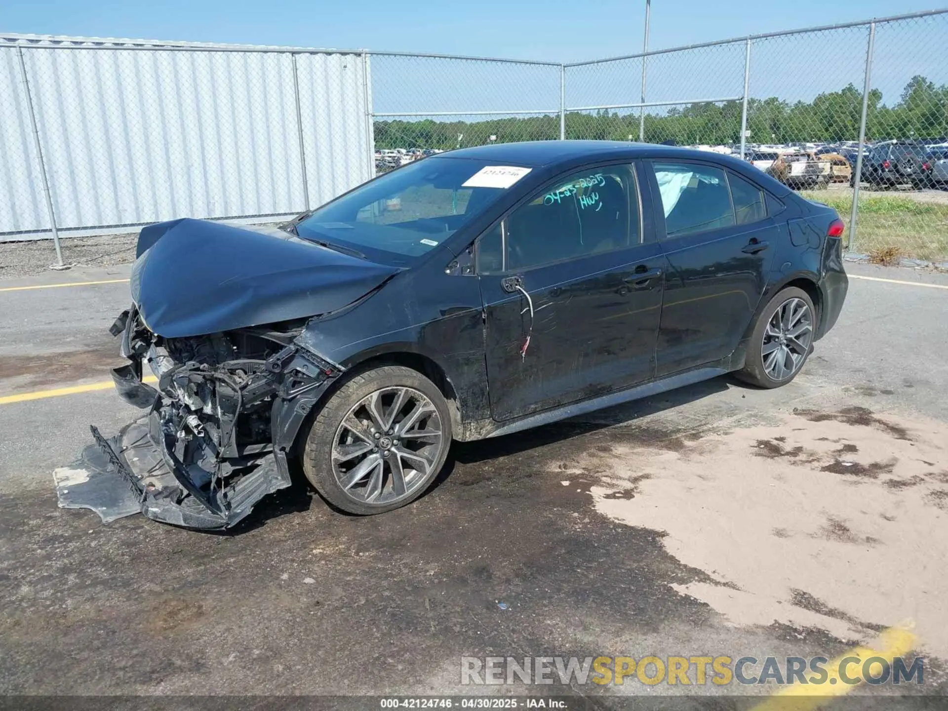 2 Photograph of a damaged car JTDS4MCE2MJ057442 TOYOTA COROLLA 2021