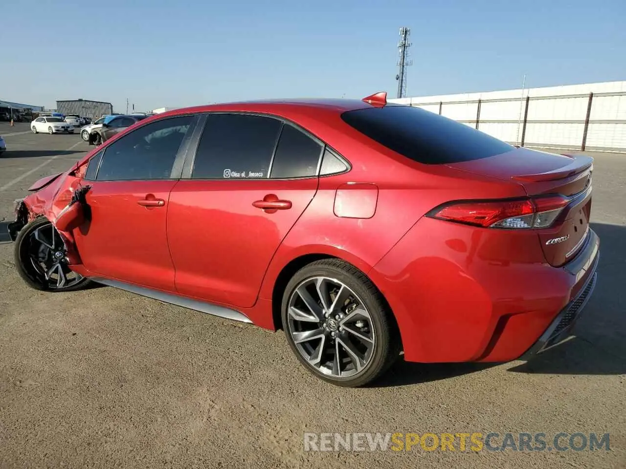 2 Photograph of a damaged car JTDS4MCE3MJ062522 TOYOTA COROLLA 2021