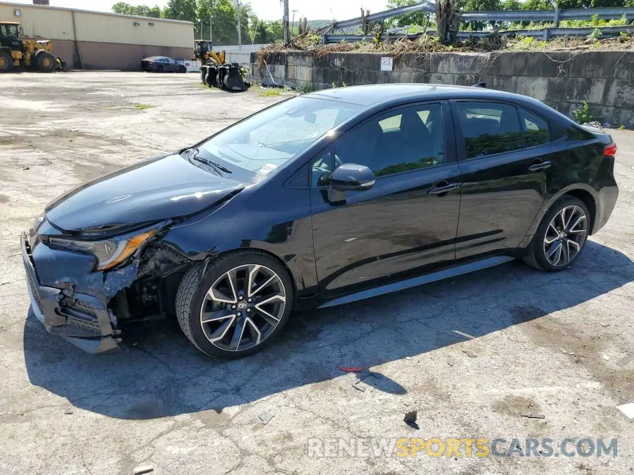 1 Photograph of a damaged car JTDS4MCE3MJ065159 TOYOTA COROLLA 2021