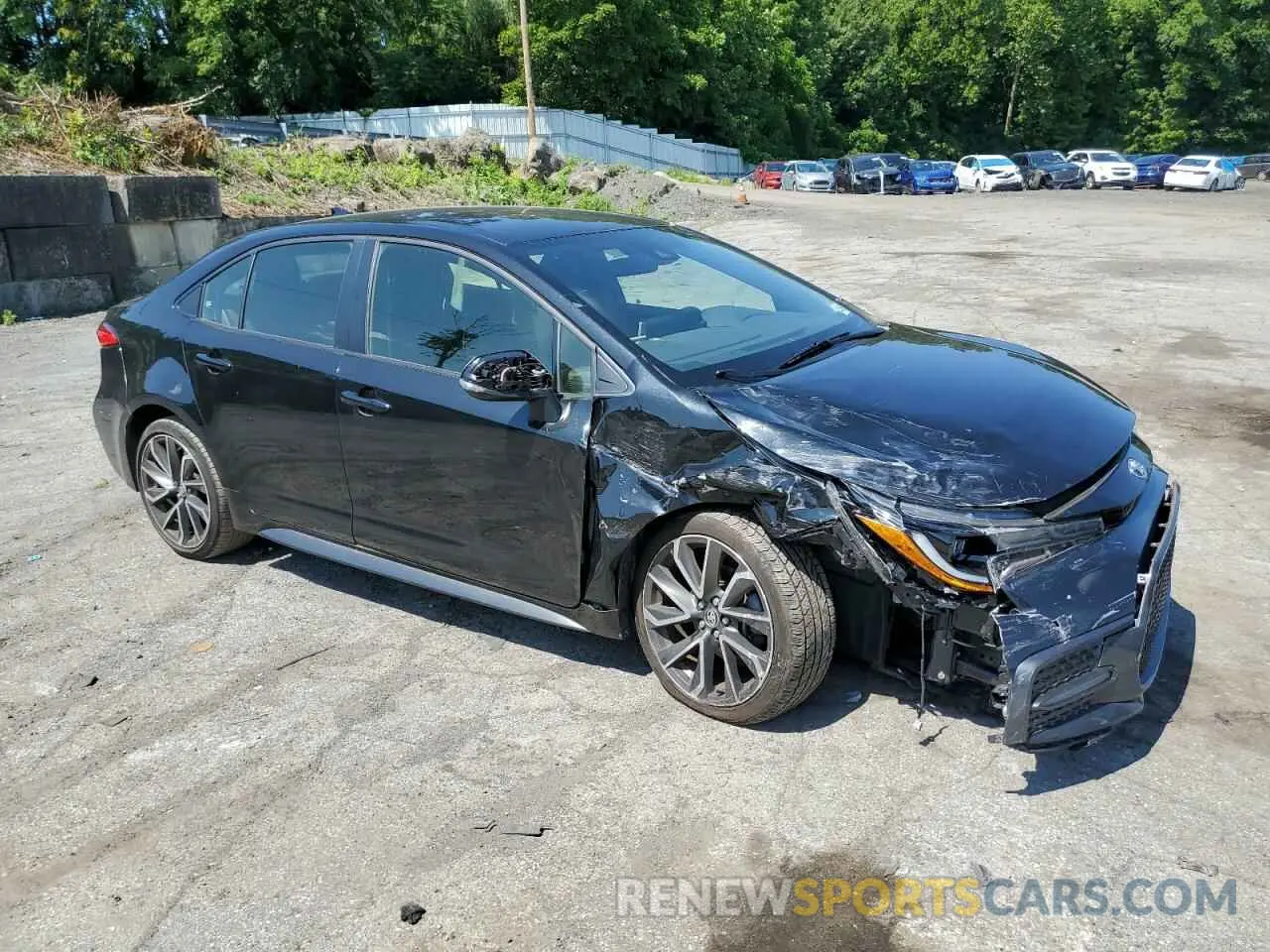 4 Photograph of a damaged car JTDS4MCE3MJ065159 TOYOTA COROLLA 2021