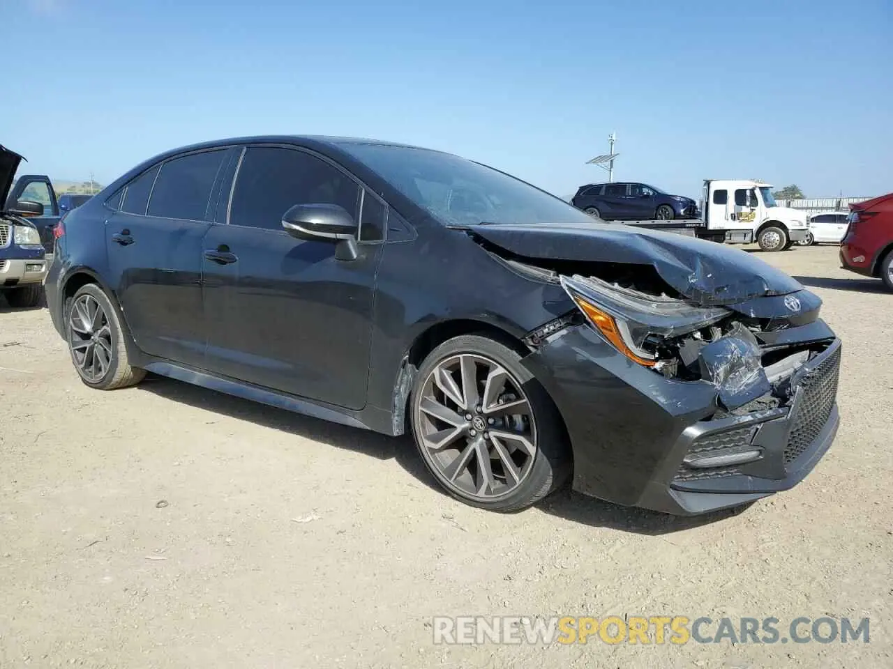 4 Photograph of a damaged car JTDS4MCE3MJ077490 TOYOTA COROLLA 2021