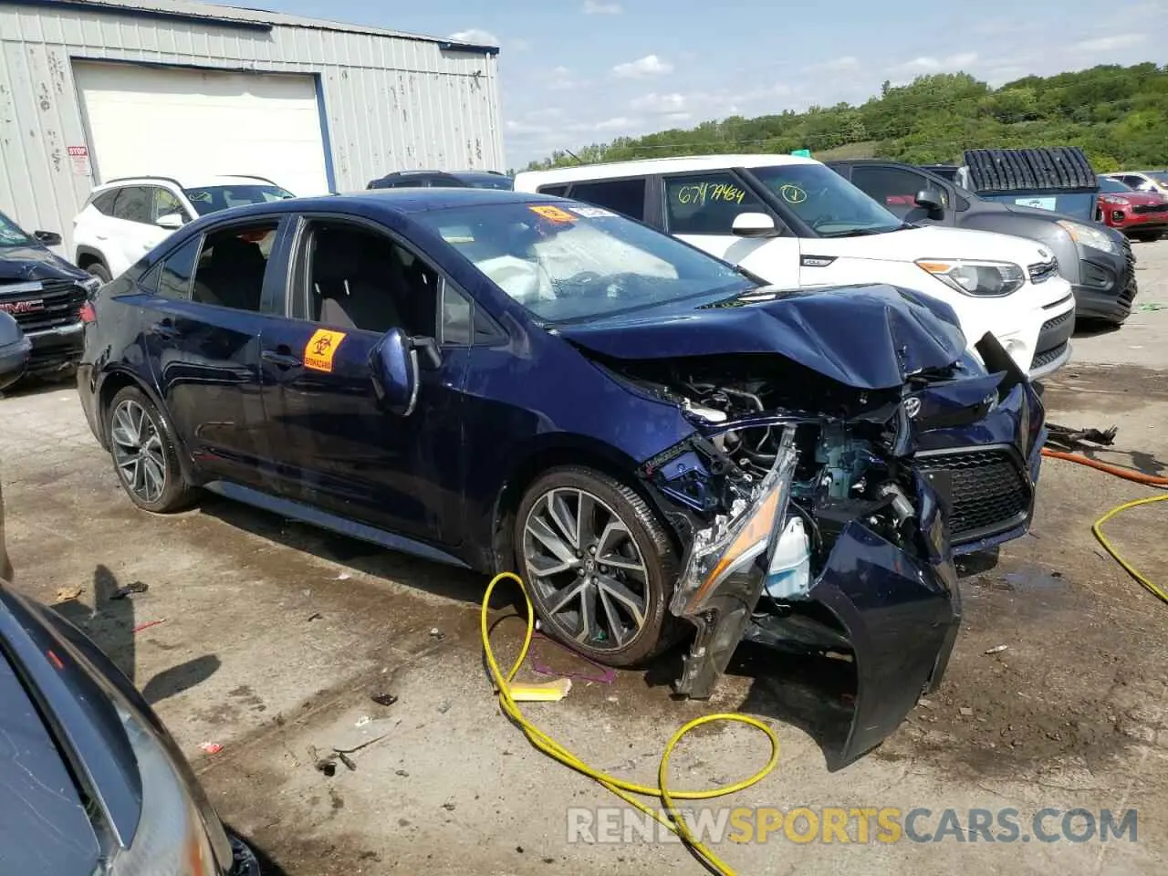 4 Фотография поврежденного автомобиля JTDS4MCE3MJ078428 TOYOTA COROLLA 2021