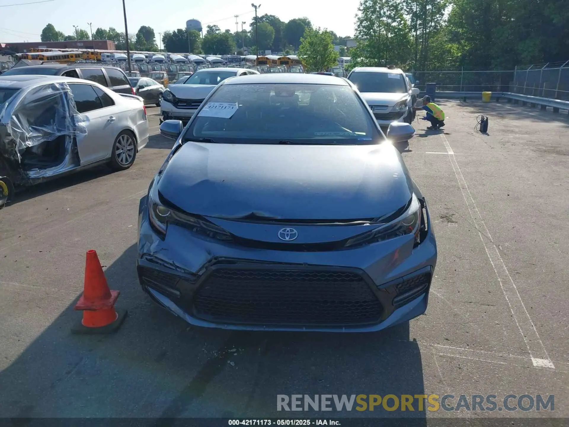 12 Photograph of a damaged car JTDS4MCE4MJ056681 TOYOTA COROLLA 2021