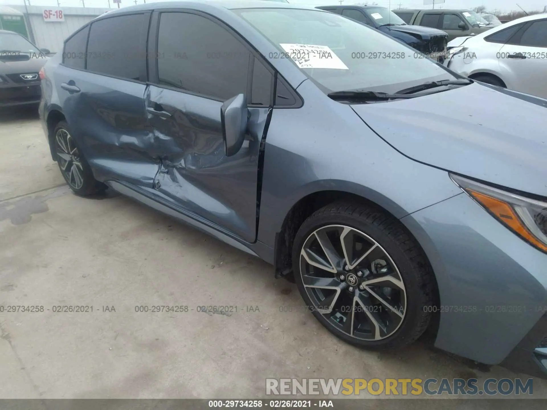 6 Photograph of a damaged car JTDS4MCE4MJ061699 TOYOTA COROLLA 2021