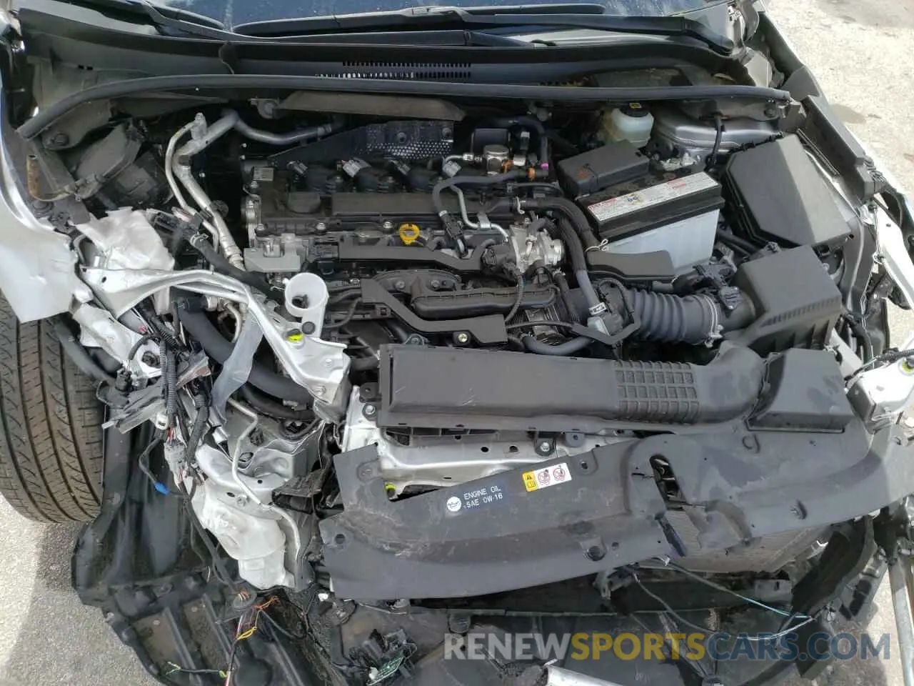 7 Фотография поврежденного автомобиля JTDS4MCE4MJ070631 TOYOTA COROLLA 2021