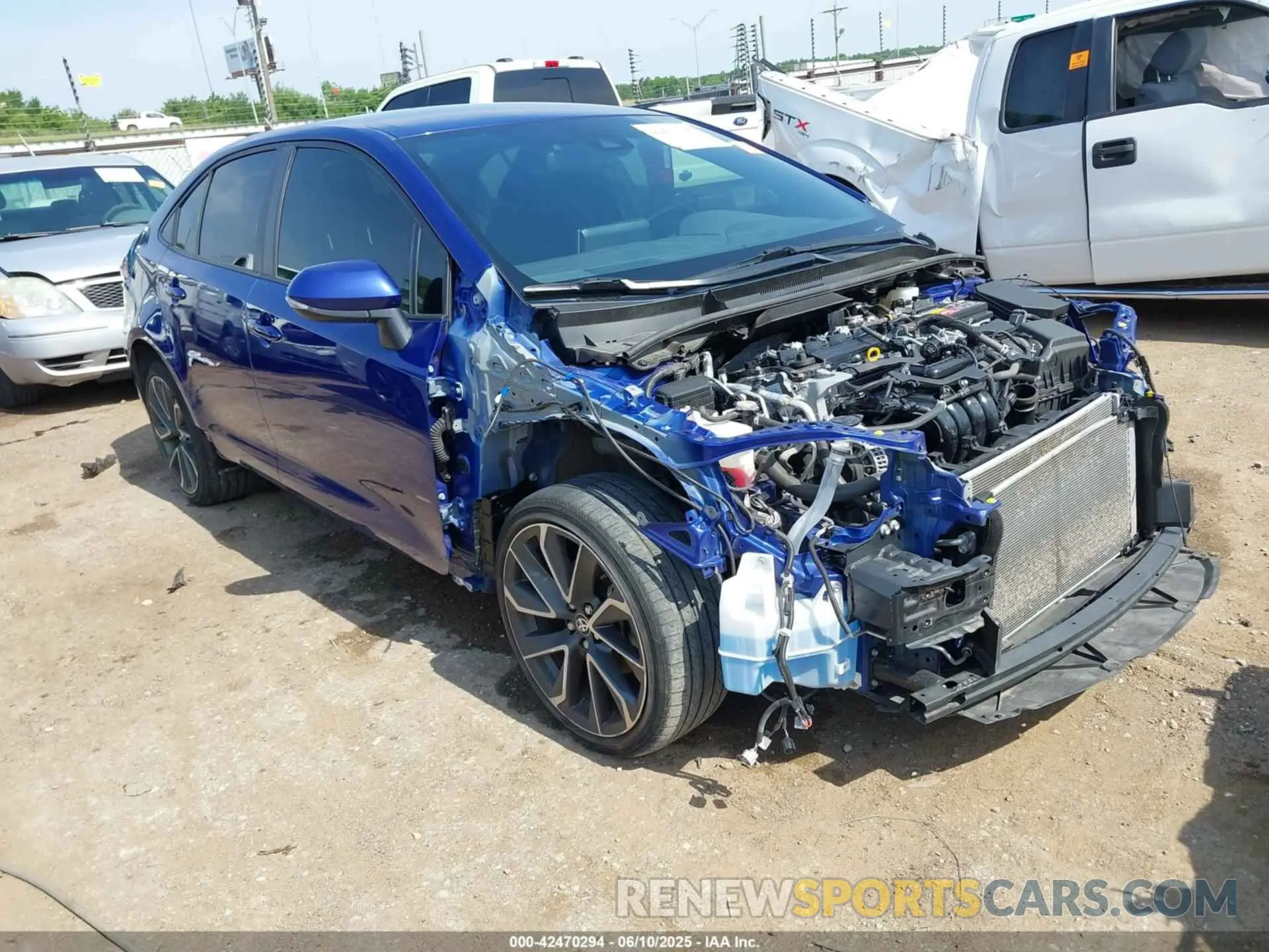 1 Photograph of a damaged car JTDS4MCE4MJ072184 TOYOTA COROLLA 2021