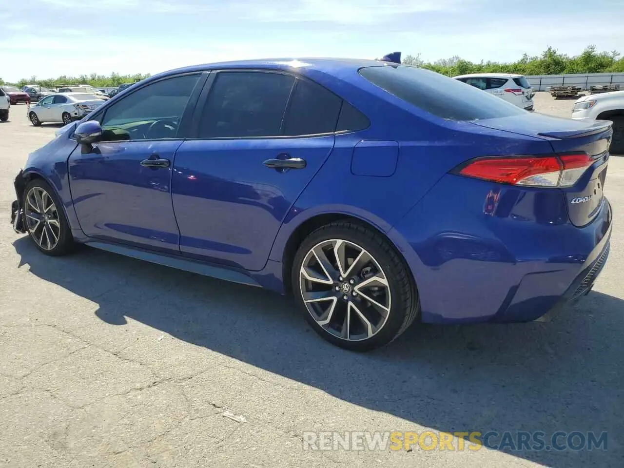 2 Photograph of a damaged car JTDS4MCE4MJ075618 TOYOTA COROLLA 2021