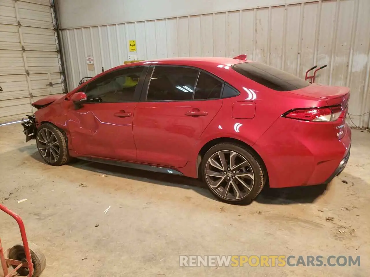 2 Photograph of a damaged car JTDS4MCE5MJ056219 TOYOTA COROLLA 2021