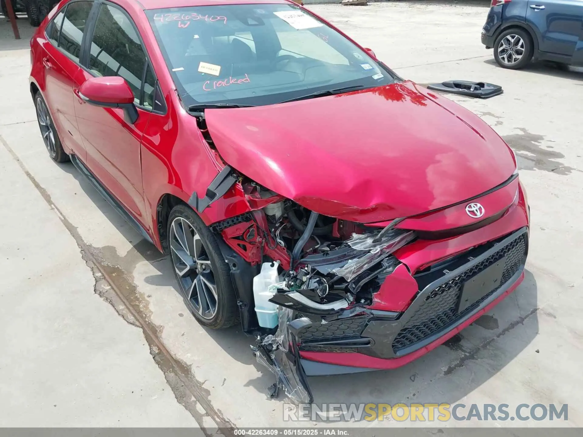 6 Photograph of a damaged car JTDS4MCE6MJ069660 TOYOTA COROLLA 2021