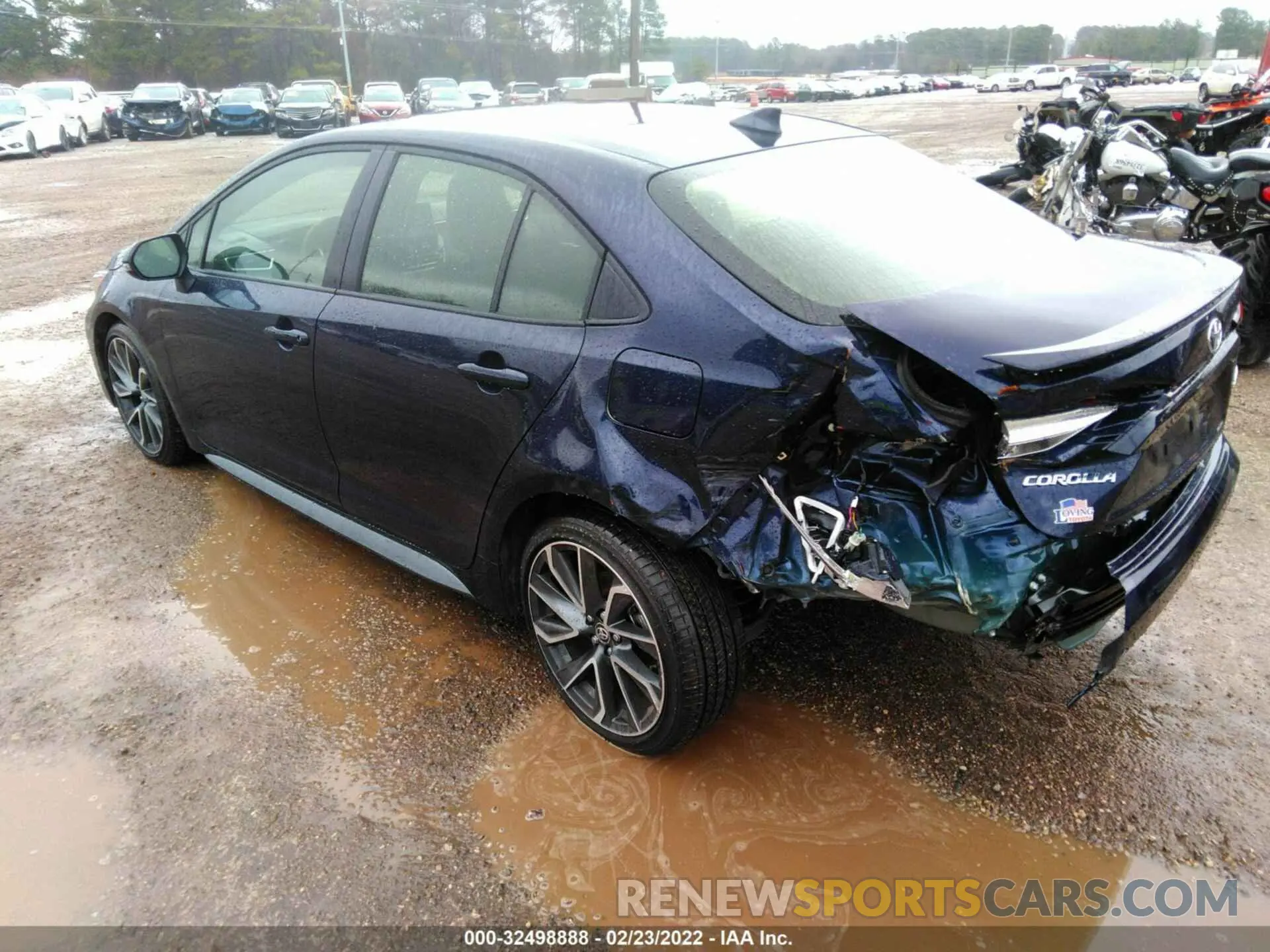3 Photograph of a damaged car JTDS4MCE6MJ069688 TOYOTA COROLLA 2021