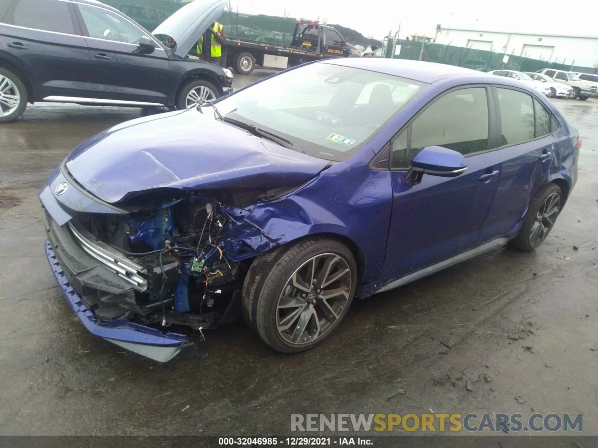 2 Photograph of a damaged car JTDS4MCE6MJ074924 TOYOTA COROLLA 2021