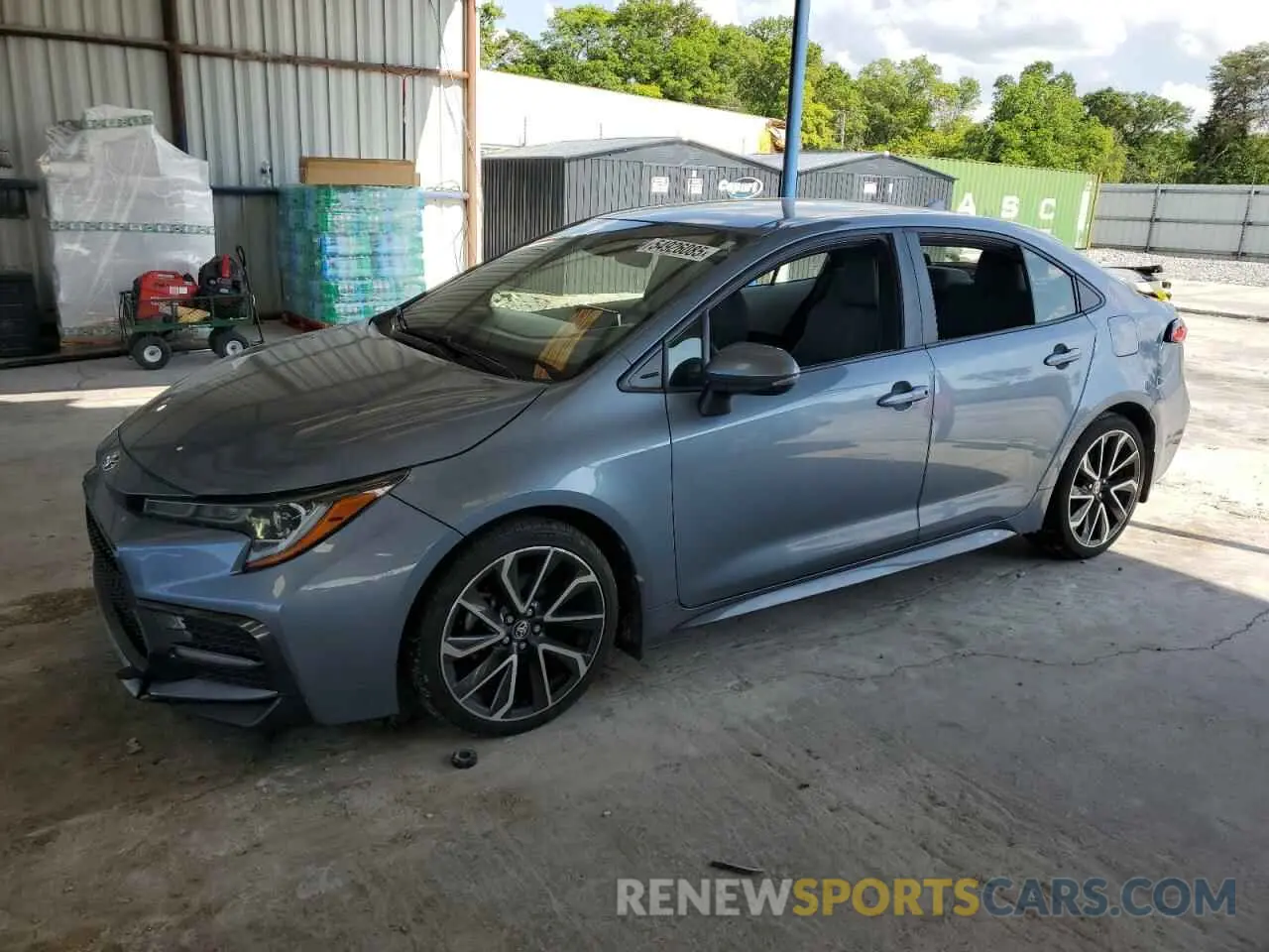 1 Photograph of a damaged car JTDS4MCE6MJ076706 TOYOTA COROLLA 2021