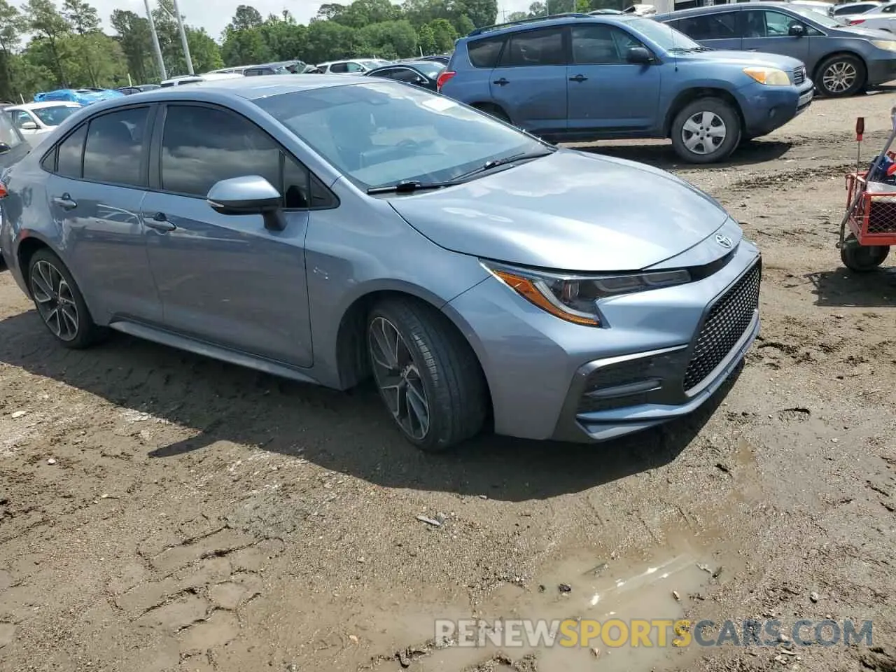 4 Photograph of a damaged car JTDS4MCE7MJ057727 TOYOTA COROLLA 2021