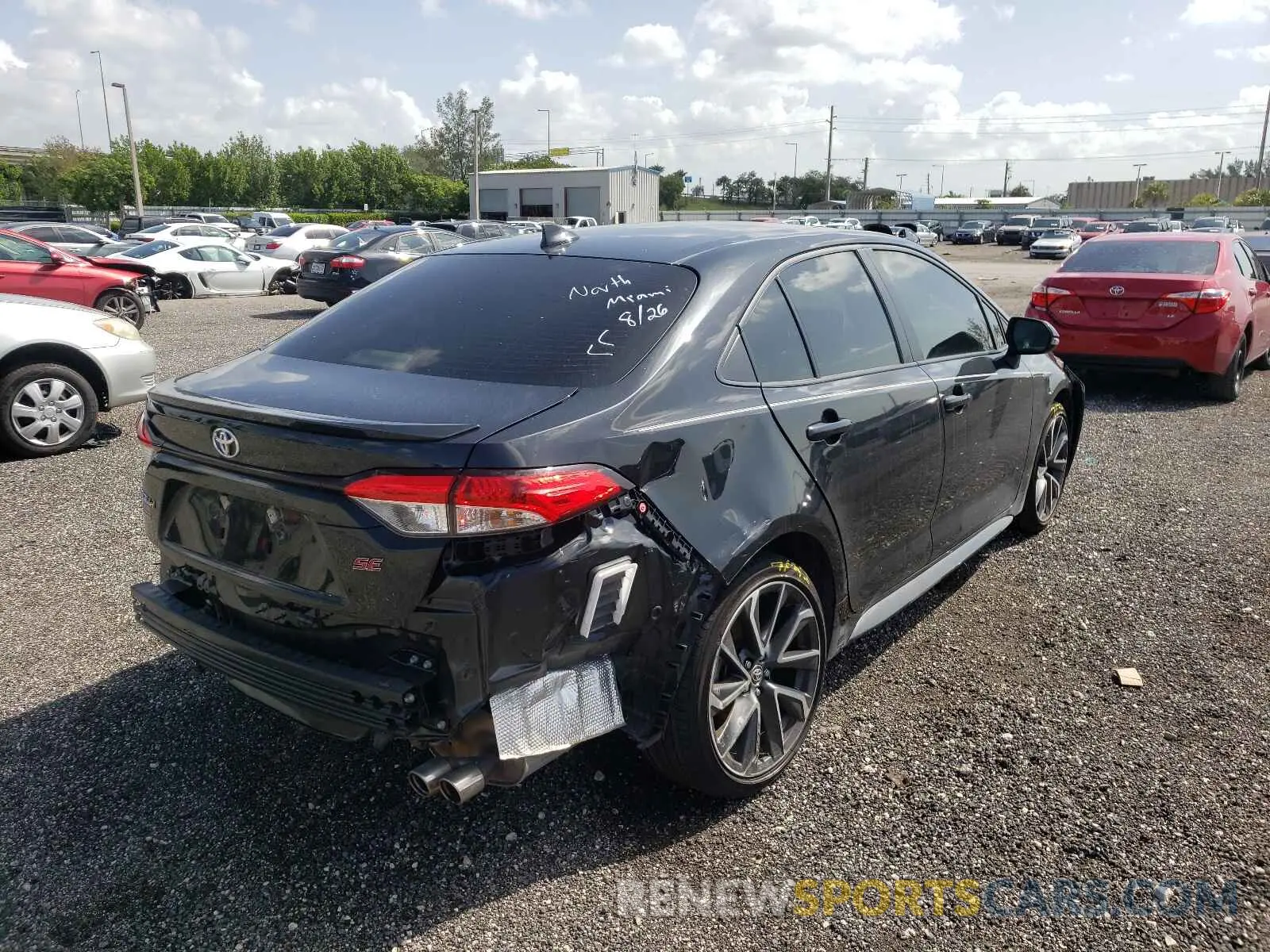 4 Фотография поврежденного автомобиля JTDS4MCE7MJ059963 TOYOTA COROLLA 2021