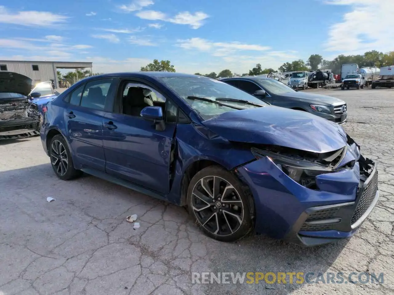 4 Photograph of a damaged car JTDS4MCE7MJ076522 TOYOTA COROLLA 2021