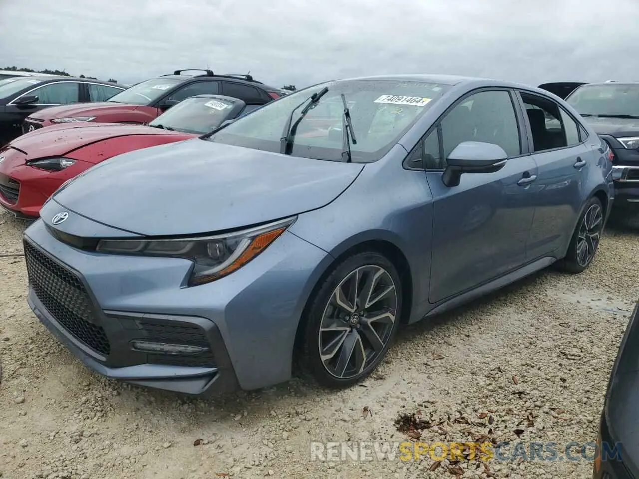 1 Фотография поврежденного автомобиля JTDS4MCE8MJ057221 TOYOTA COROLLA 2021