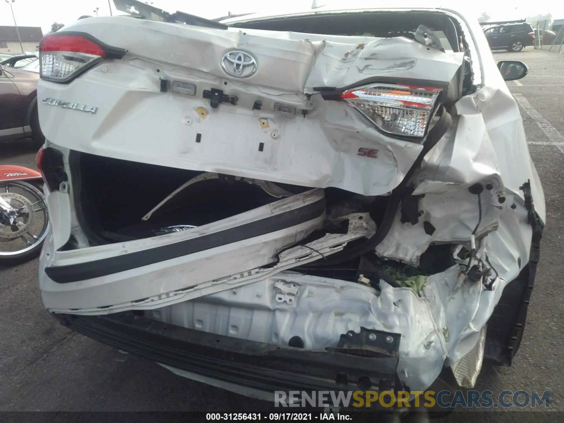 6 Photograph of a damaged car JTDS4MCE8MJ064461 TOYOTA COROLLA 2021