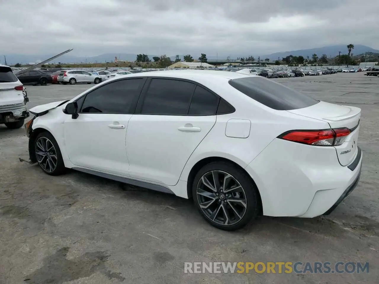 2 Photograph of a damaged car JTDS4MCE8MJ065366 TOYOTA COROLLA 2021