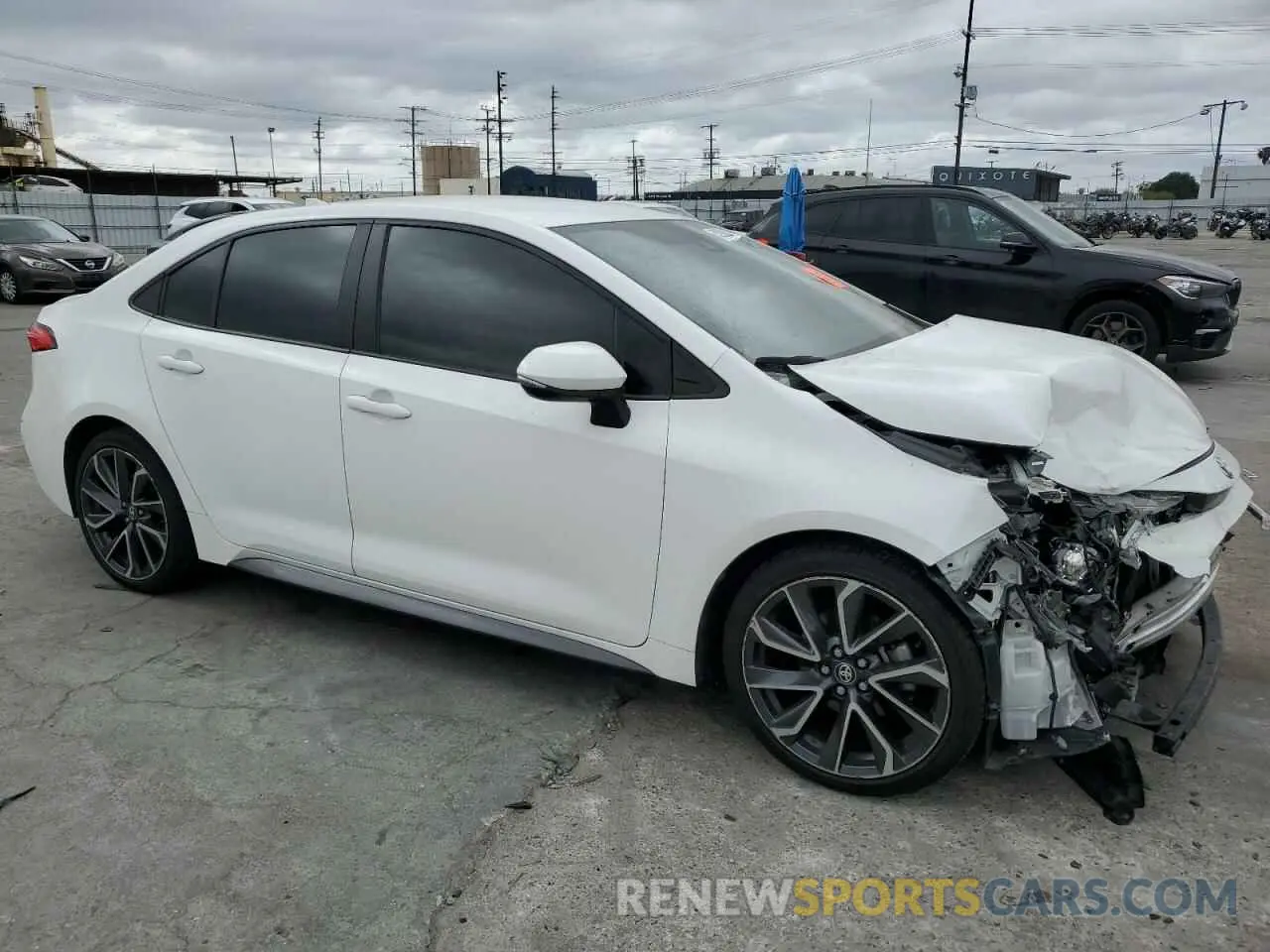 4 Photograph of a damaged car JTDS4MCE8MJ065366 TOYOTA COROLLA 2021