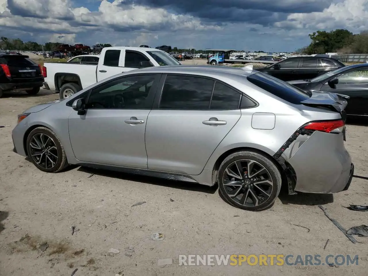 2 Photograph of a damaged car JTDS4MCE8MJ065478 TOYOTA COROLLA 2021