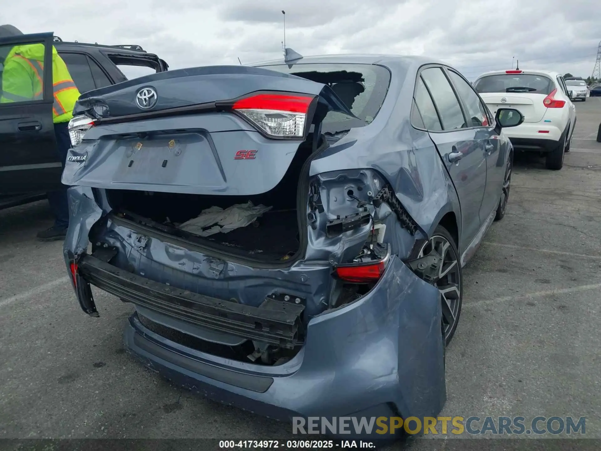 4 Фотография поврежденного автомобиля JTDS4MCE8MJ065982 TOYOTA COROLLA 2021