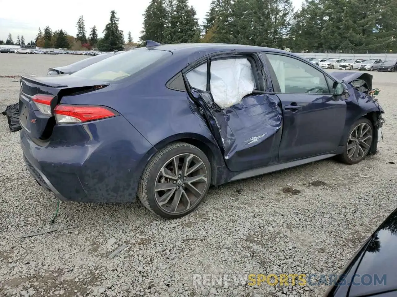 3 Photograph of a damaged car JTDS4MCE8MJ073385 TOYOTA COROLLA 2021