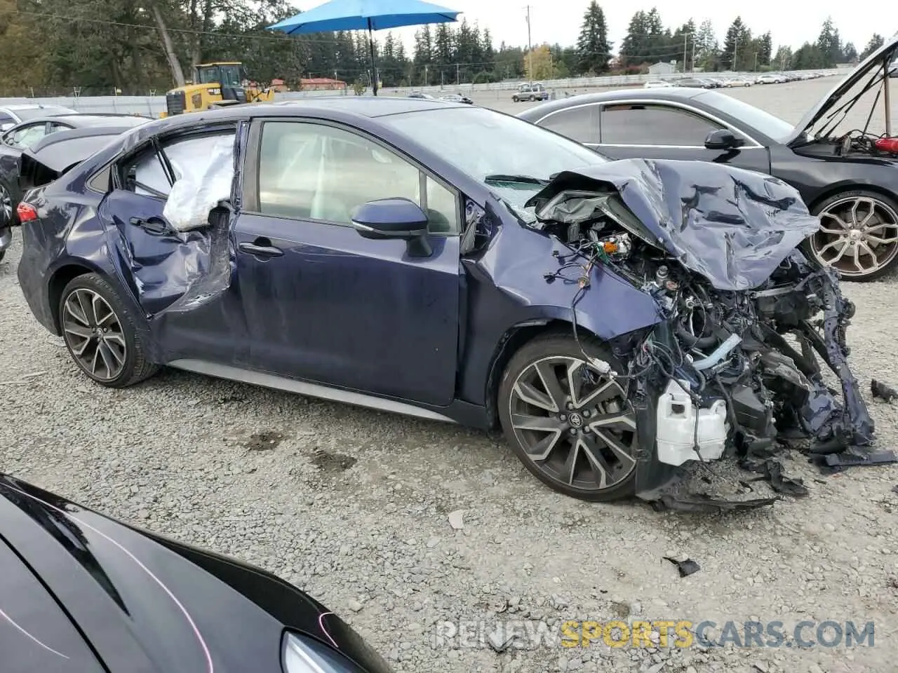 4 Photograph of a damaged car JTDS4MCE8MJ073385 TOYOTA COROLLA 2021