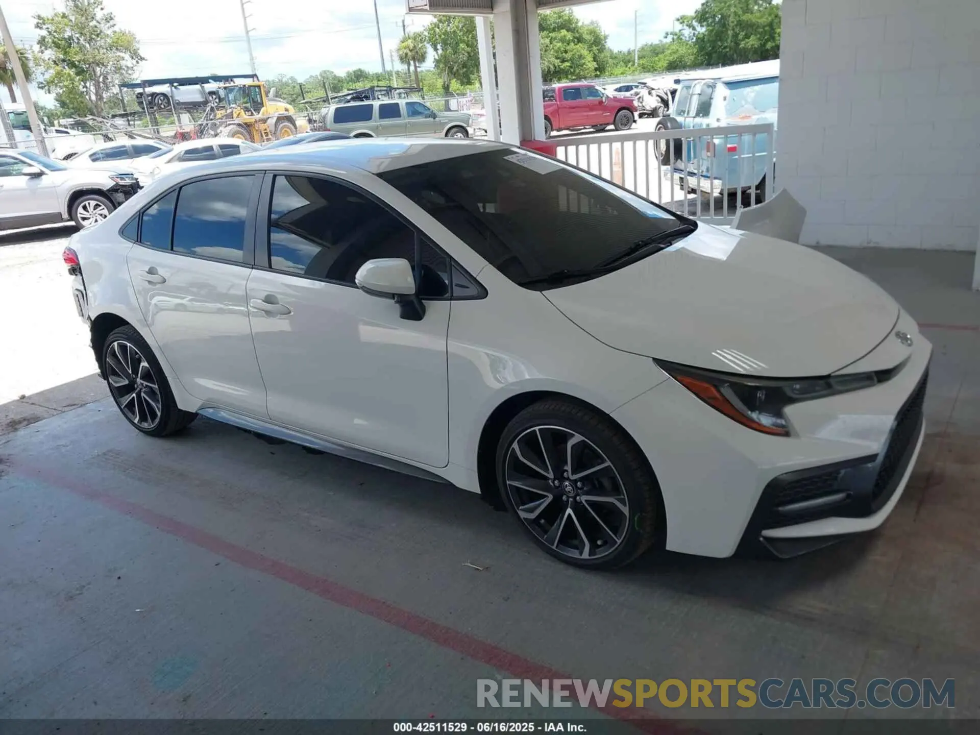 1 Photograph of a damaged car JTDS4MCE8MJ078070 TOYOTA COROLLA 2021