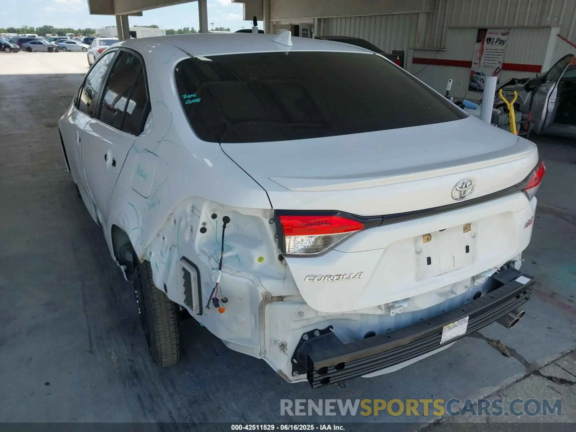 6 Photograph of a damaged car JTDS4MCE8MJ078070 TOYOTA COROLLA 2021