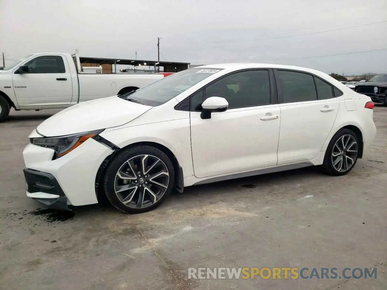 1 Photograph of a damaged car JTDS4MCE9MJ055607 TOYOTA COROLLA 2021
