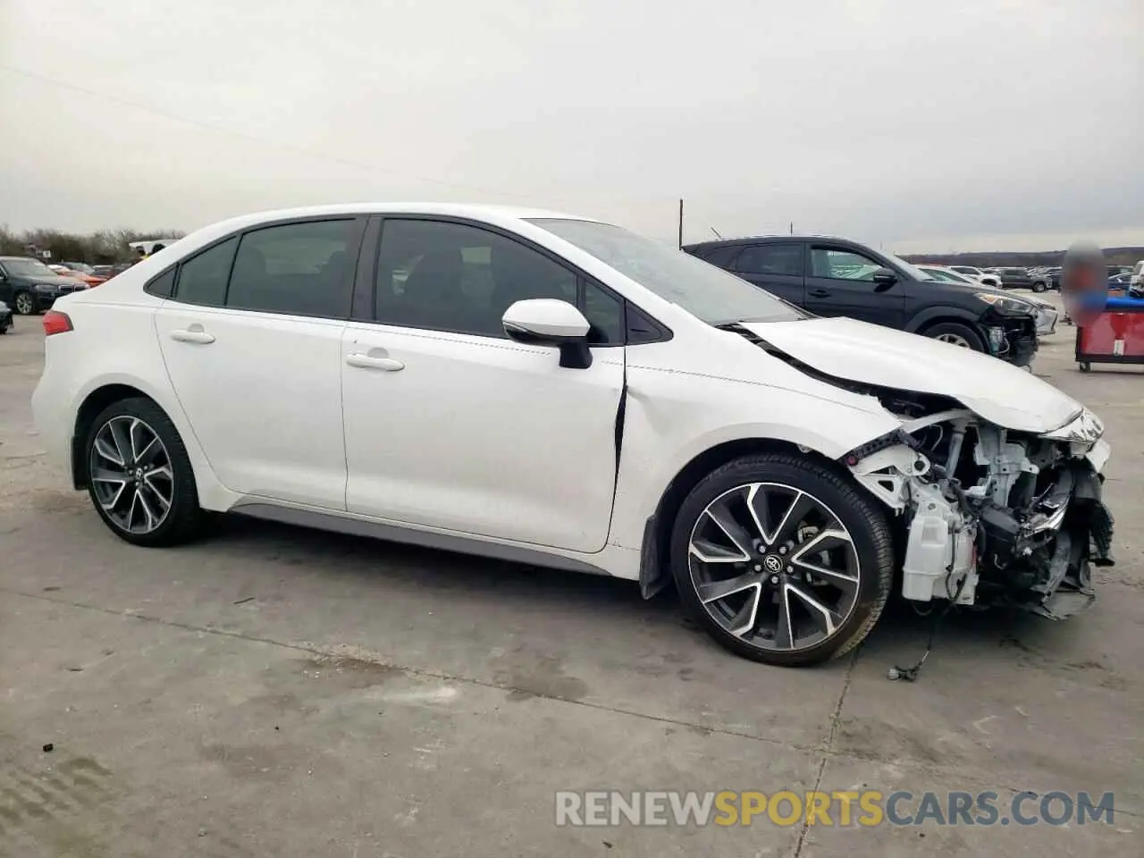 4 Photograph of a damaged car JTDS4MCE9MJ055607 TOYOTA COROLLA 2021