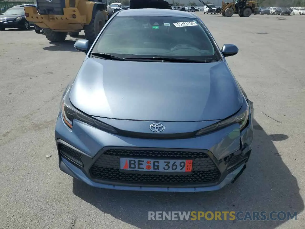 5 Фотография поврежденного автомобиля JTDS4MCE9MJ062427 TOYOTA COROLLA 2021