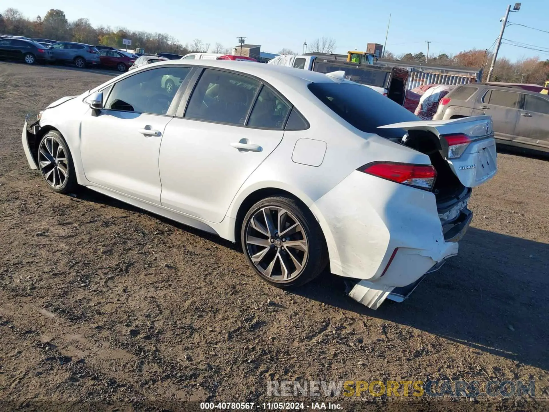 3 Фотография поврежденного автомобиля JTDS4MCE9MJ070849 TOYOTA COROLLA 2021