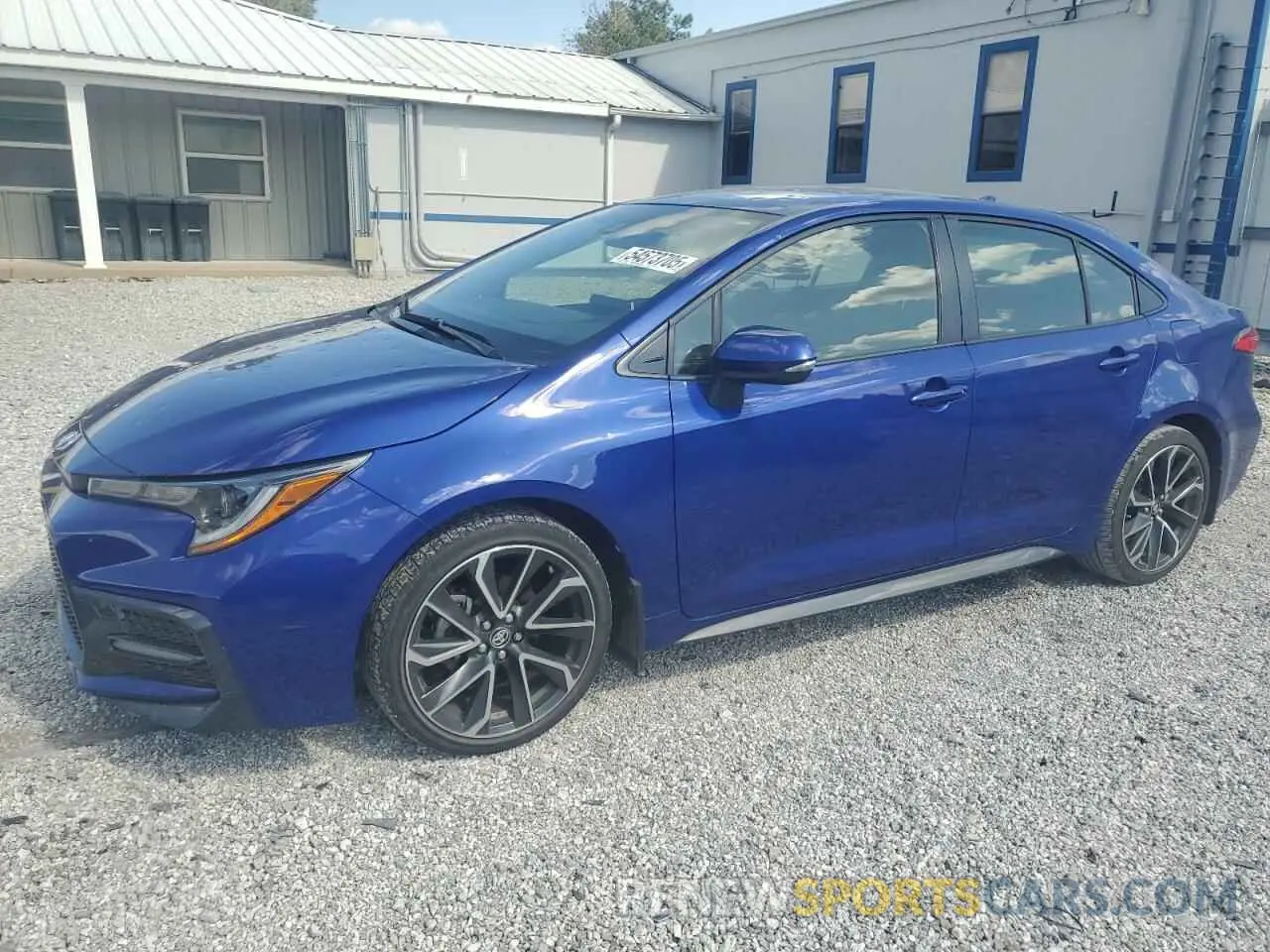 1 Photograph of a damaged car JTDS4MCE9MJ072973 TOYOTA COROLLA 2021