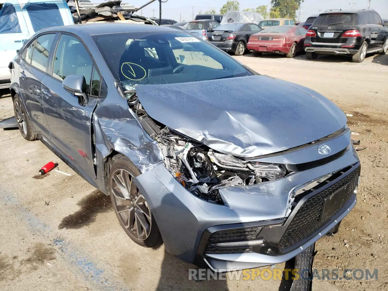 1 Фотография поврежденного автомобиля JTDS4MCE9MJ073587 TOYOTA COROLLA 2021