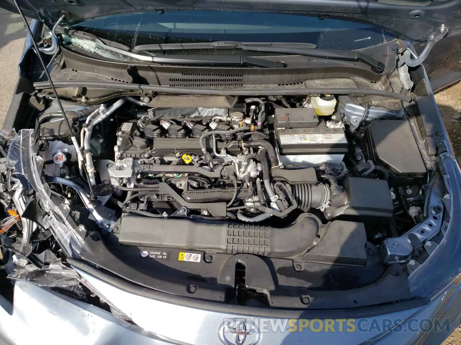 7 Фотография поврежденного автомобиля JTDS4MCE9MJ073587 TOYOTA COROLLA 2021