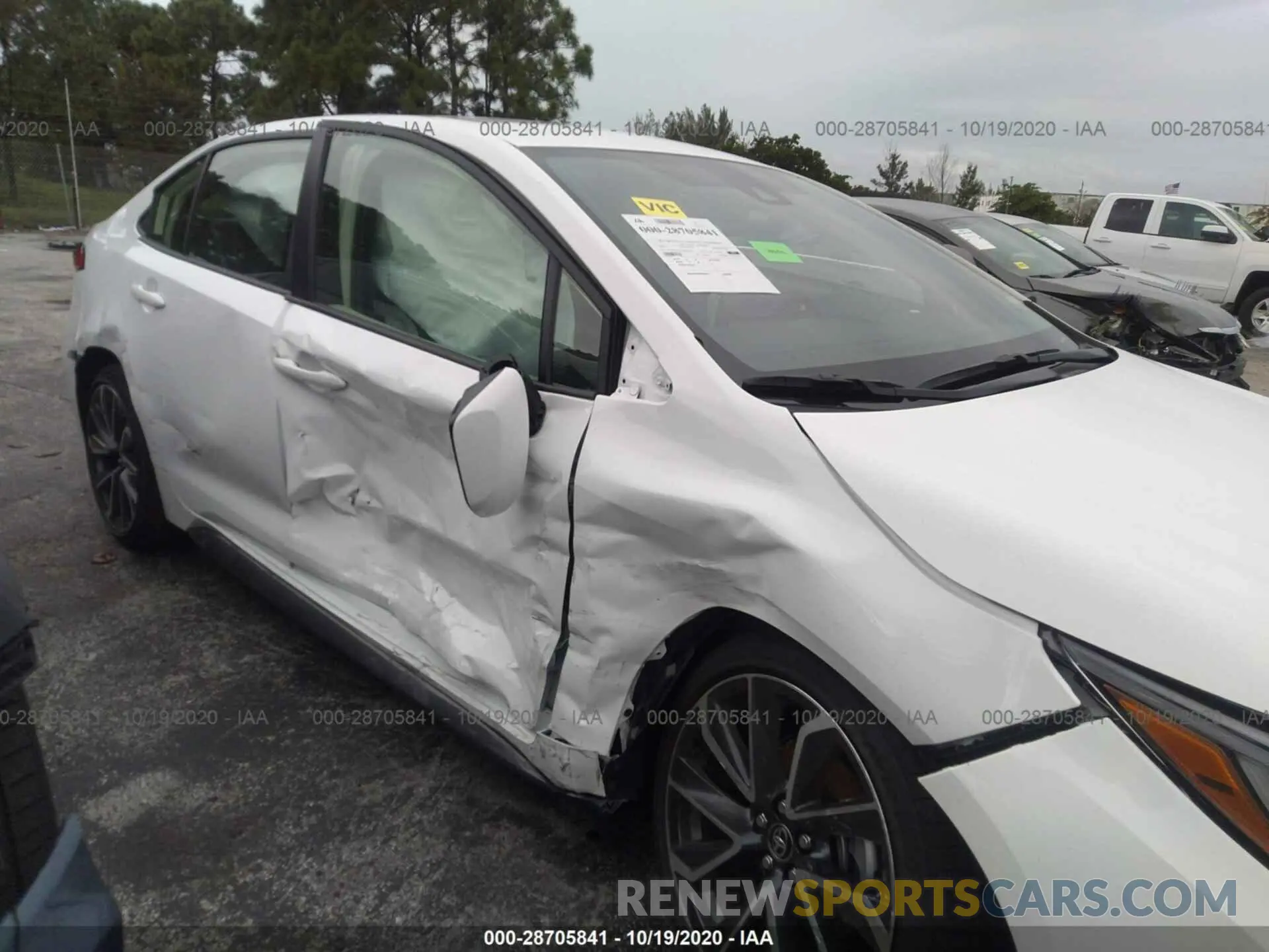 6 Photograph of a damaged car JTDS4MCEXMJ057690 TOYOTA COROLLA 2021