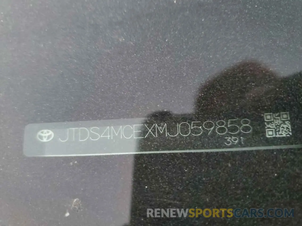 12 Photograph of a damaged car JTDS4MCEXMJ059858 TOYOTA COROLLA 2021