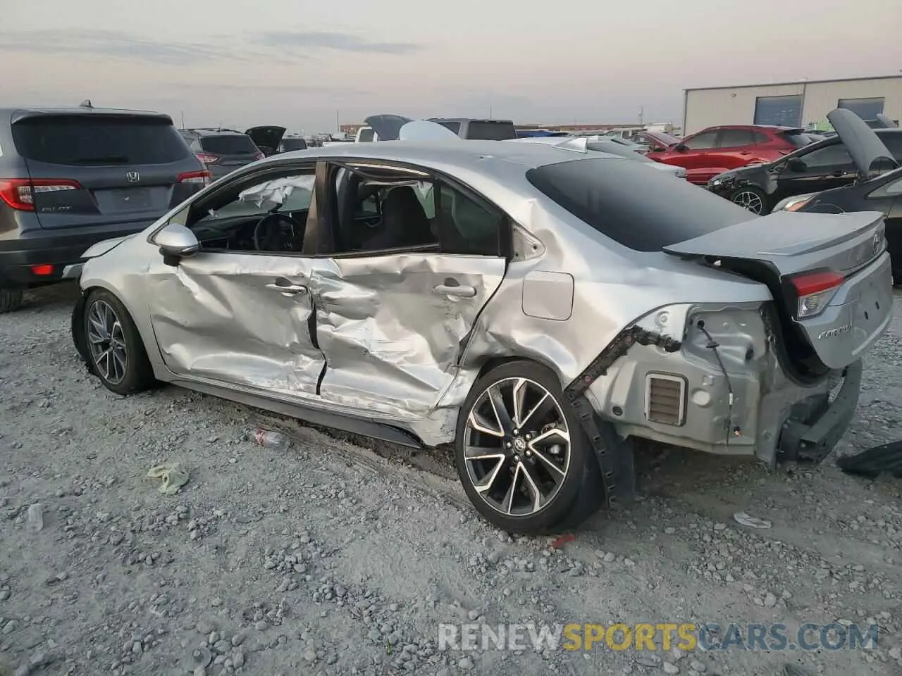 2 Photograph of a damaged car JTDS4MCEXMJ059858 TOYOTA COROLLA 2021